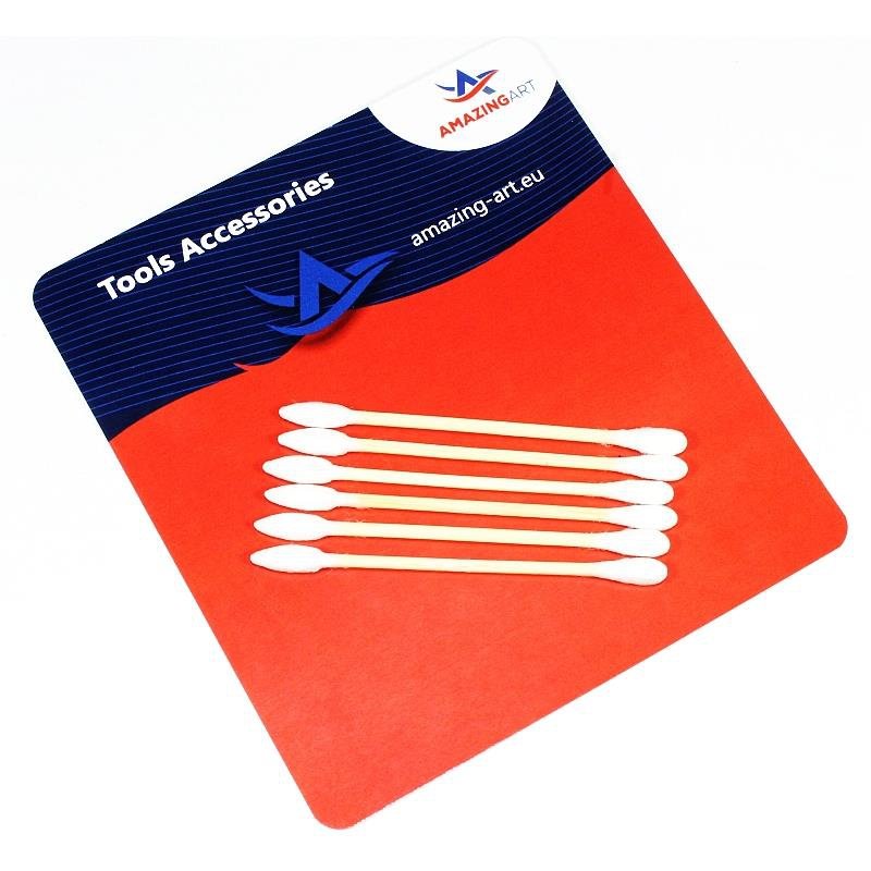 Amazing Art 19656 COTTON SWAB TRIANGULAR/ROUND 100 pcs