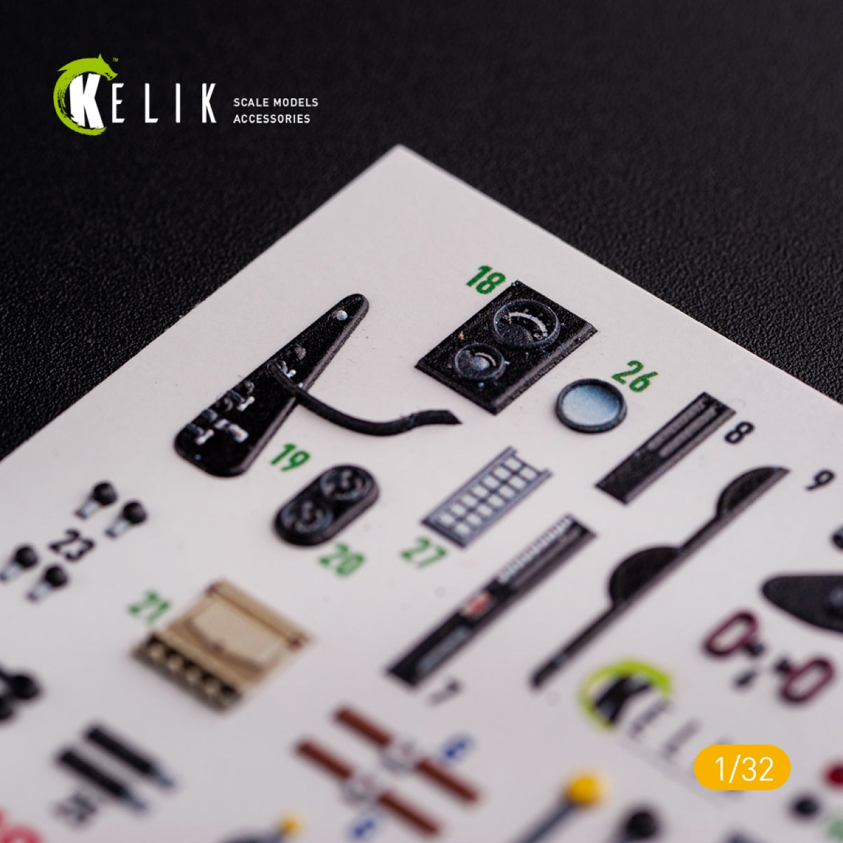 KELIK K32019 CR.42 LW - Interior 3D Decal for ICM kit 1/32 – Bild 6