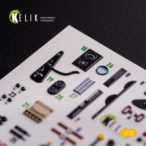 KELIK K32019 CR.42 LW - Interior 3D Decal for ICM kit 1/32 – Bild 6