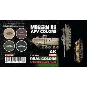 AK Interactive RCS130 US Army Modern AFV Colors 4x17ml – image 2