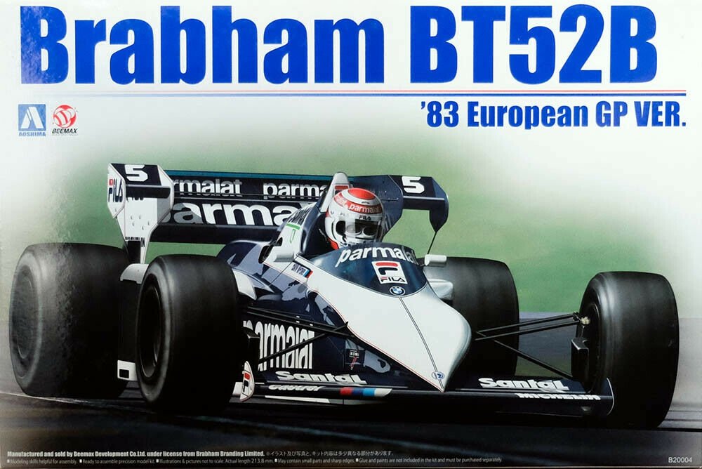 Beemax 20004 Brabham BT52B &amp;#39;83 Grand Prix d&amp;#39;Europe VERSION 1/20