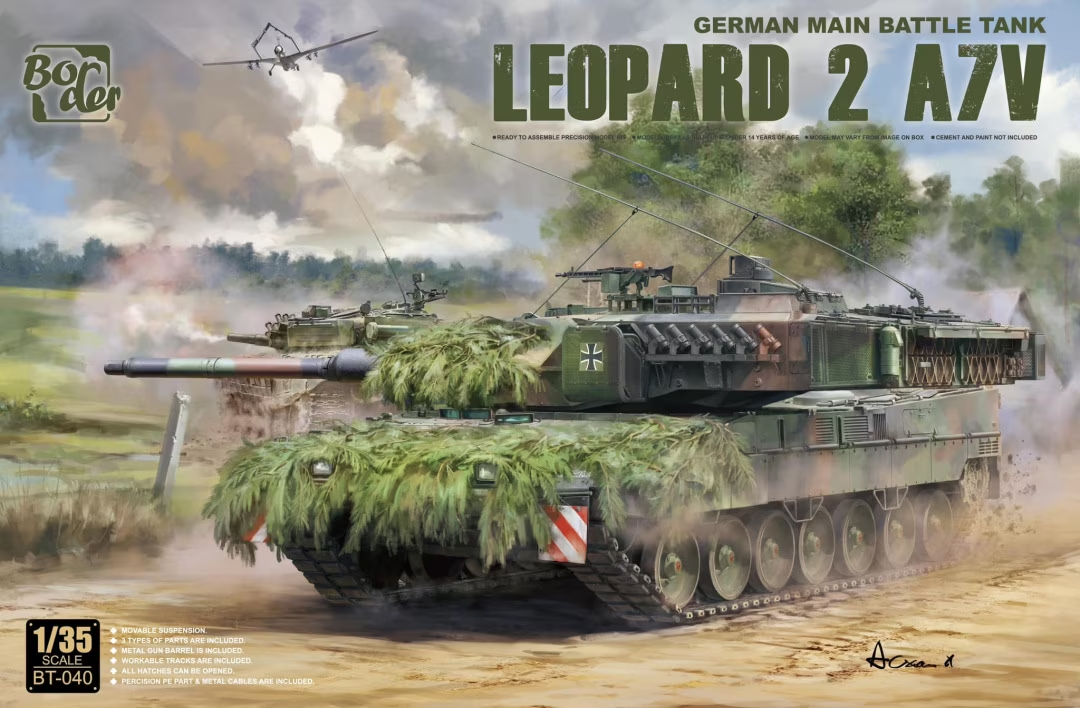 Border Model BT-040 German Main Battle Tank Leopard 2 A7V 1/35 – Bild 2