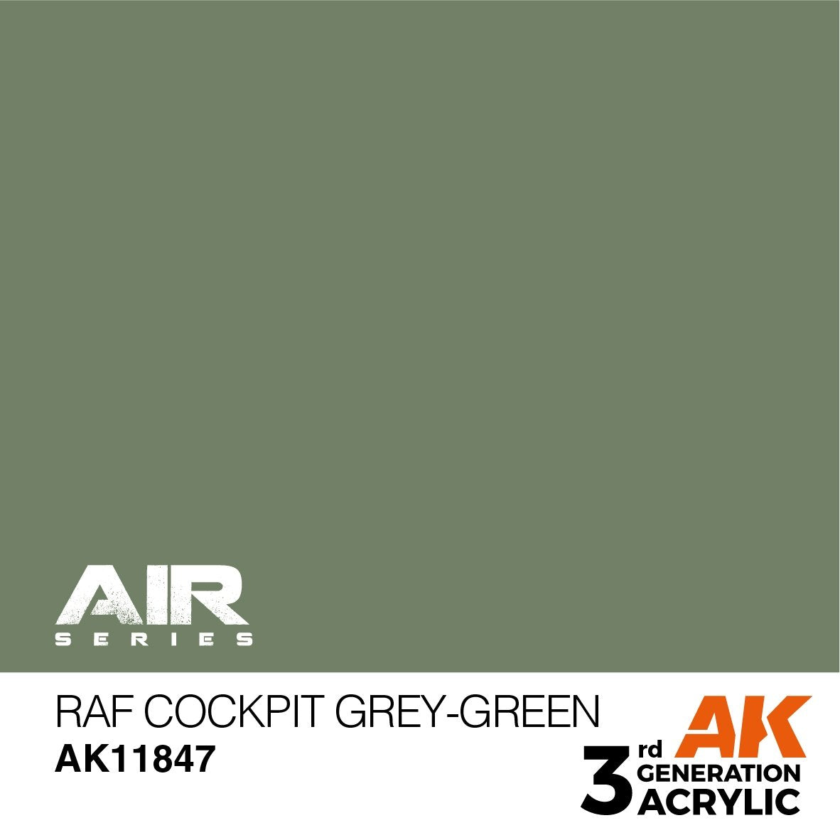 AK Interactive AK11847 RAF COCKPIT GRAY-GREEN – AIR 17ml