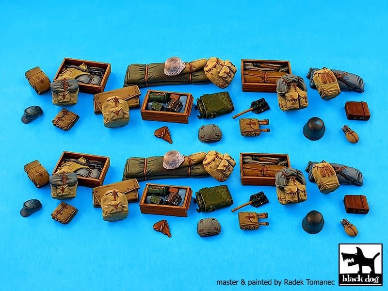 Black Dog T35232 German WW 2 equipment accessories set 1/35 – Bild 2