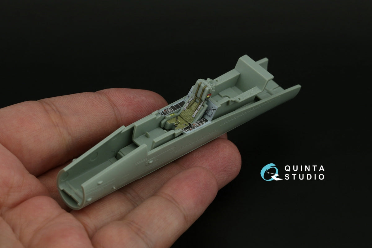 Quinta Studio QD72076 F/A-18A/C early 3D-Printed &amp;amp; colored Interior on decal paper (Academy) 1/72 – image 10