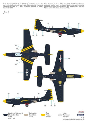 Special Hobby 72297 FH-1 Phantom Demonstration Teams and Trainers 1/72 – Bild 6