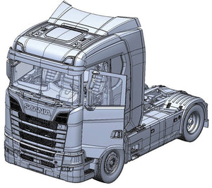 Italeri 3961 Scania S770 4x2 Normal Roof - LIMITED EDITION 1/24 – obrázek 5