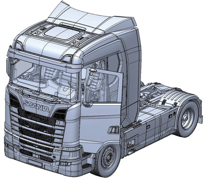 Italeri 3961 Scania S770 4x2 Normal Roof - LIMITED EDITION 1/24 – obrázek 5