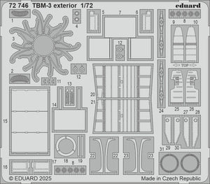 Eduard 72746 TBM-3 exterior HOBBY BOSS 1/72