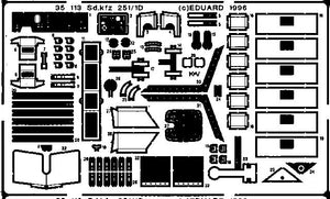 Eduard 35113 Sd. Kfz.251/1 Ausf. D 1/35 Tamiya – zdjęcie 2