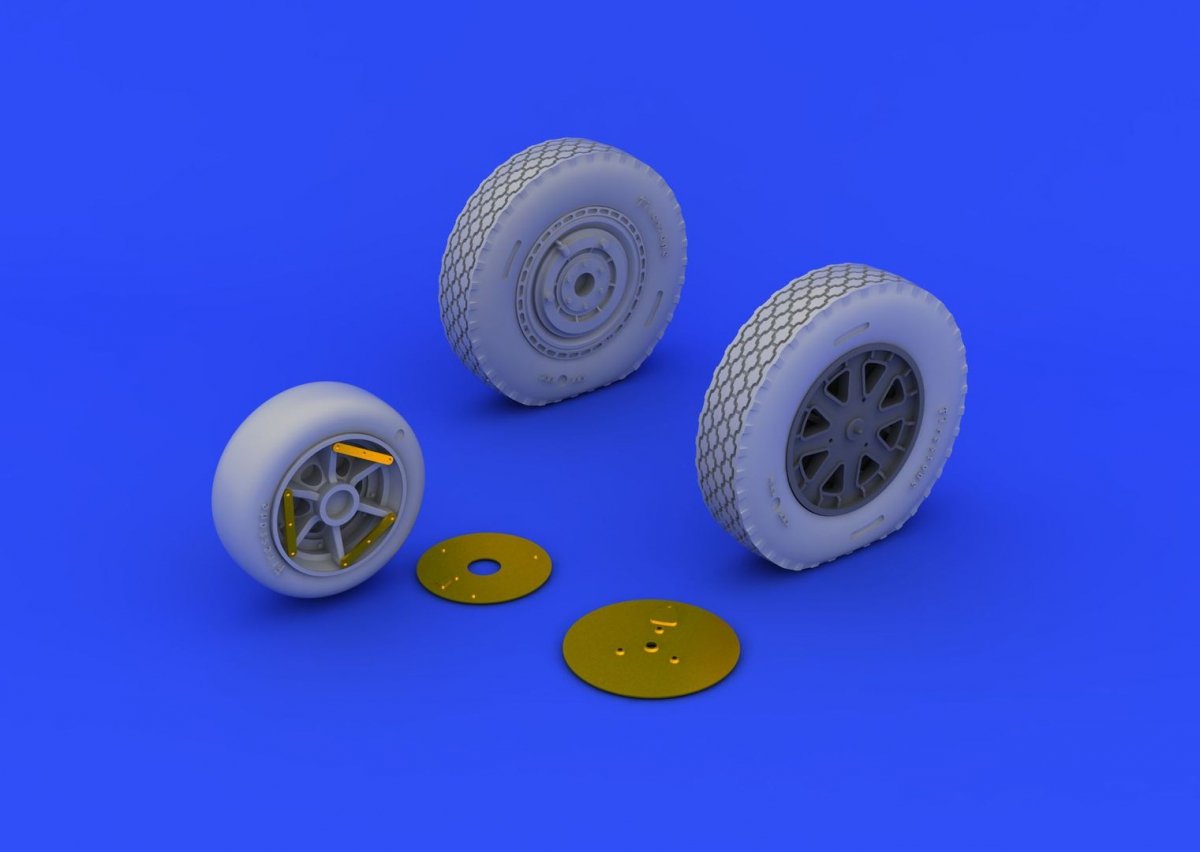 Eduard 648203 P-39 wheels late 1/48 (EDUARD) – Bild 5