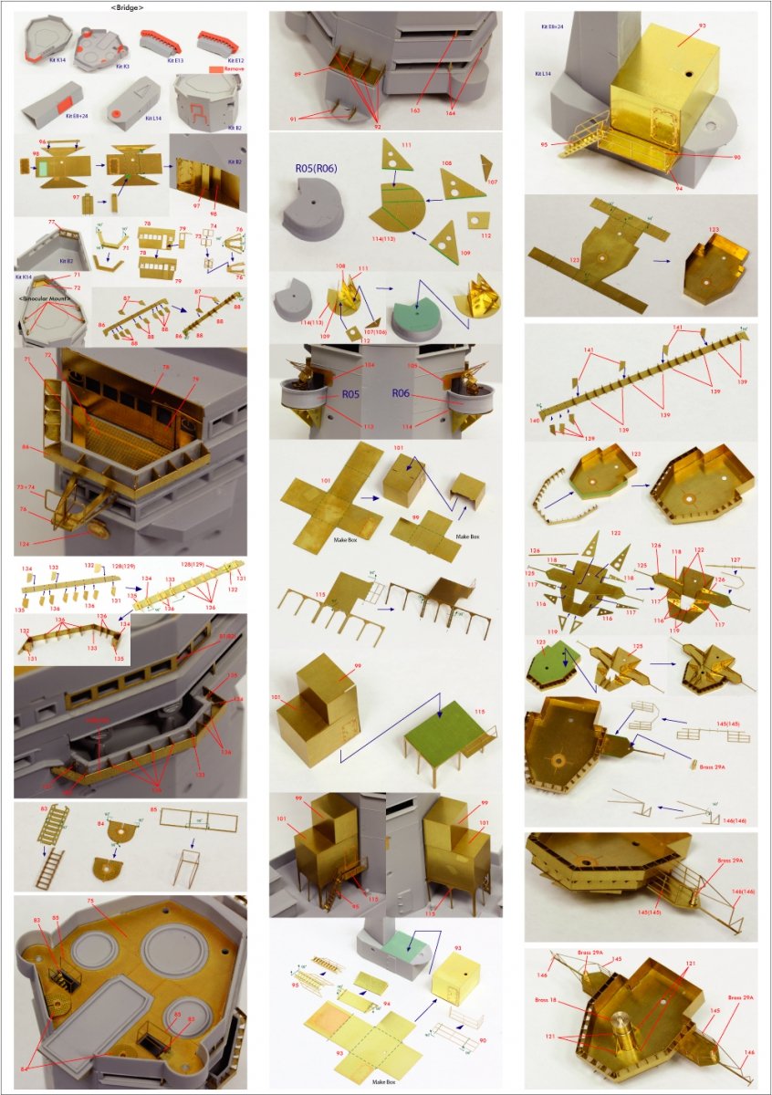 Pontos 23007F1 HMS RODNEY 1942 Detail Up Set 1/200 – image 11