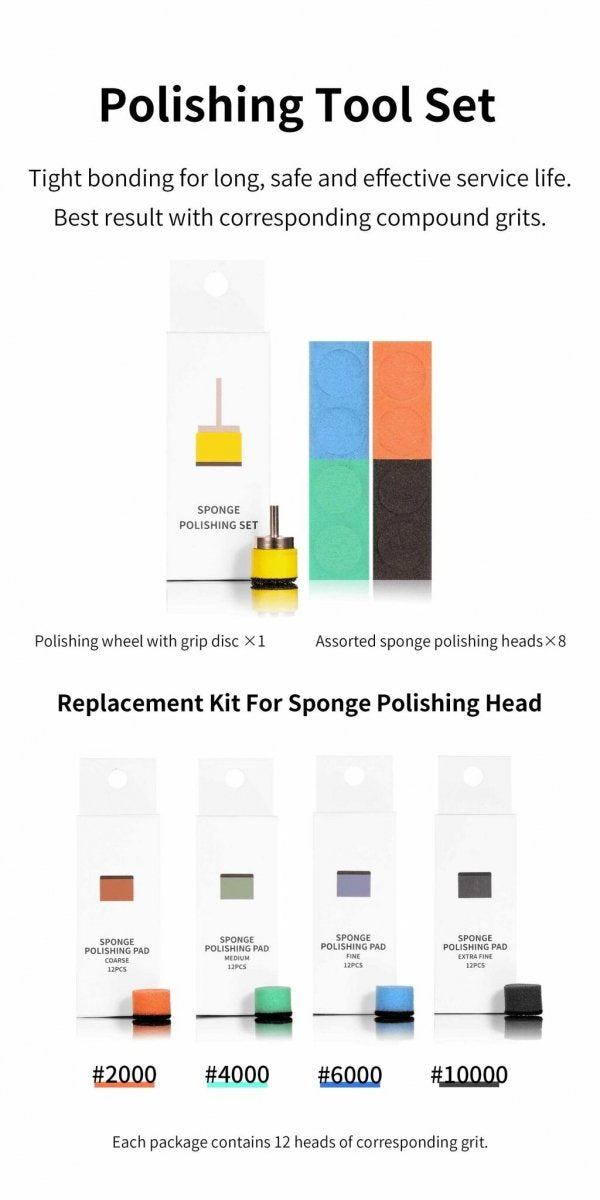 DSPIAE SPP-S01 Sponge Polishing Set – image 2