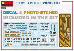 MiniArt 38031 B-TYPE LONDON OMNIBUS 1919 1/35 – image 2