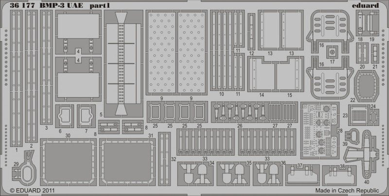 Eduard 36177 BMP-3 UAE 1/35 Trumpeter – image 2