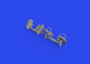 Eduard 648873 Bf 109E rudder pedals early PRINT 1/48 – image 2