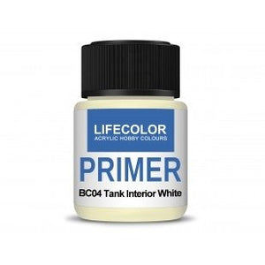 Lifecolor BC04 Acrylic Primer Tank Interior White 22ml – image 2
