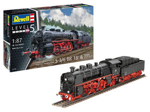 Revell 02168 Express locomotive S3/6 BR18 with tender 1/87 – imagen 2