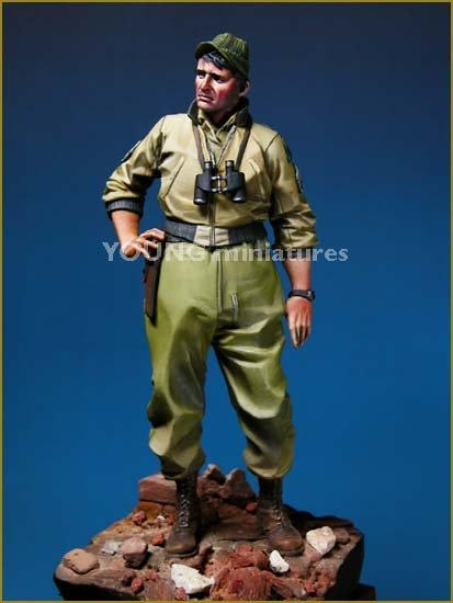 Young Miniatures YM9002 US TANK CREW WWII 90mm – obrázek 3