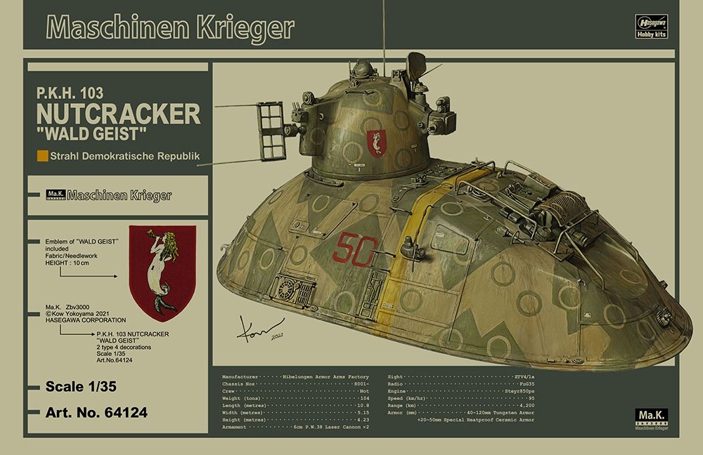 Hasegawa 64124 PKH103 NUTCRACKER “WALD GEIST” 1/35