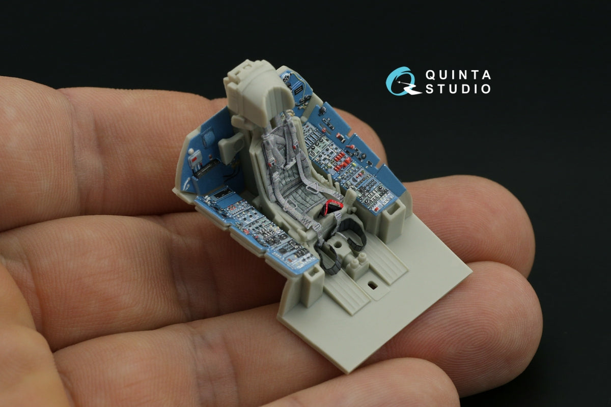Quinta Studio QD48233 Su-27SM 3D-Printed &amp;amp; colored Interior on decal paper (KittyHawk) 1/48 – Bild 6