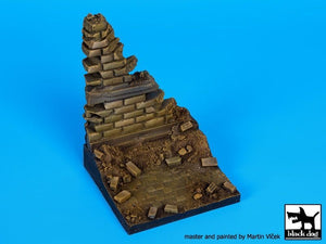 Black Dog D35056 Ruined wall N°3 base 1/35 – obrázek 3