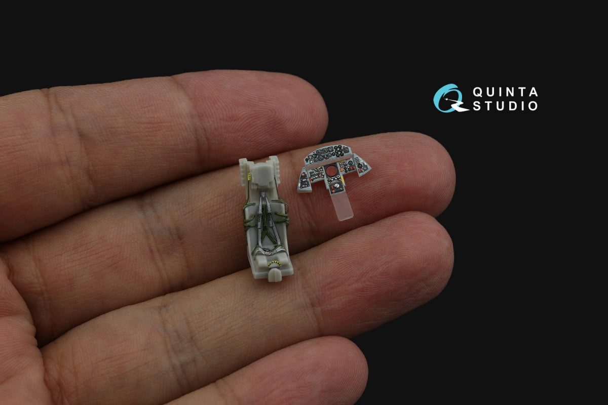 Quinta Studio QD72105 F-104J 3D-Printed &amp;amp; colored Interior on decal paper (Hasegawa) 1/72 – image 10