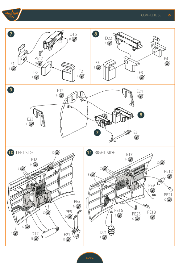 Clear Prop! CP4804 H-75N Hawk ADVANCED KIT 1/48 – obrázek 29