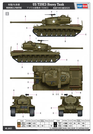 Hobby Boss 84511 US T29E3 Heavy Tank 1/35 – Bild 13