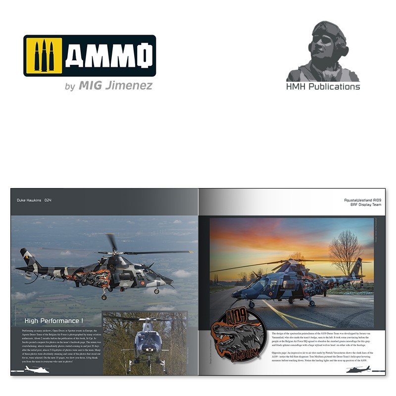 HMH Publications DH-024 Agusta Westland A109 &amp;amp; the Belgian Air Force A109 Display Team (English version) – imagen 2