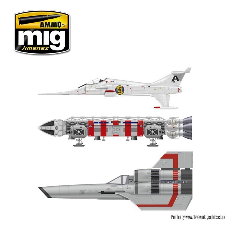 AMMO of Mig Jimenez 7130 STAR DEFENDERS SCI-FI COLORS 6x17ml – obrázek 3