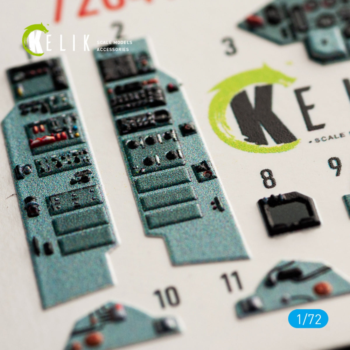 KELIK K72041 SU-27UB INTERIOR 3D DECALS FOR TRUMPETER KIT 1/72 – Bild 2