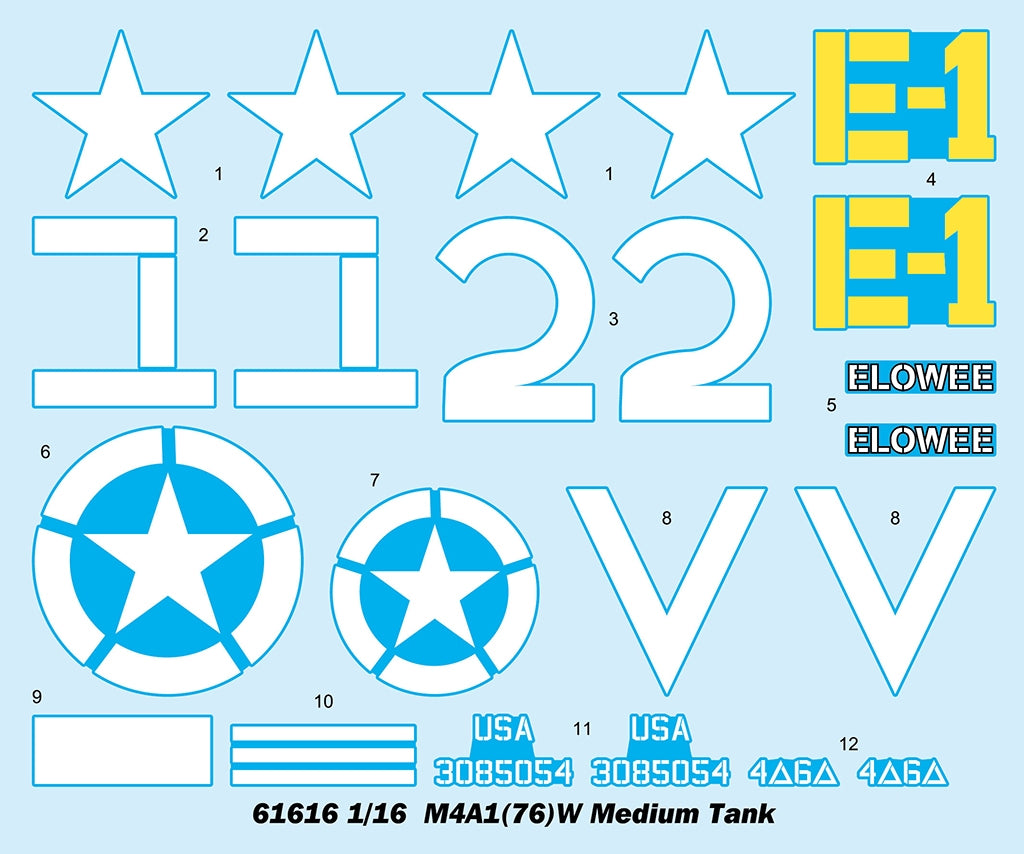I Love Kit 61616 M4A1(76)W Medium Tank 1/16 – image 5