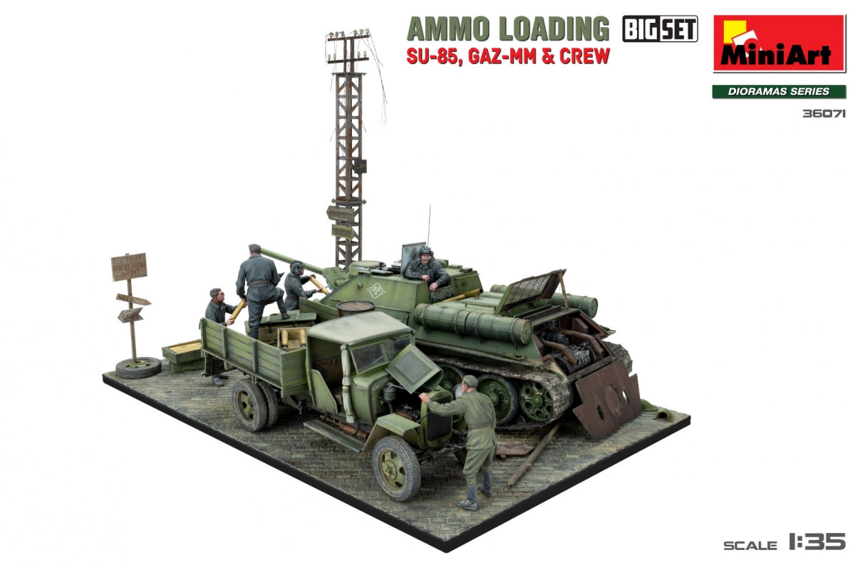 Miniart 36071 AMMO LOADING. SU-85, GAZ-MM and CREW. BIG SET 1/35 – image 9