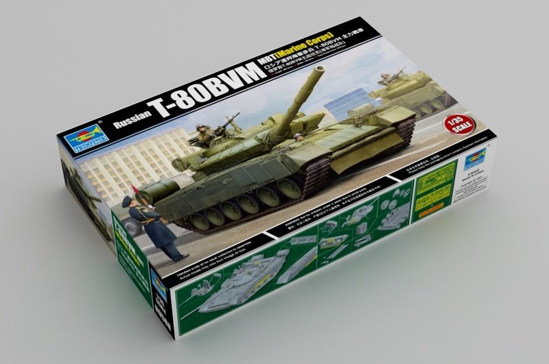 Trumpeter 09588 Russian T-80BVM MBT(Marine Corps) 1/35 – Bild 2
