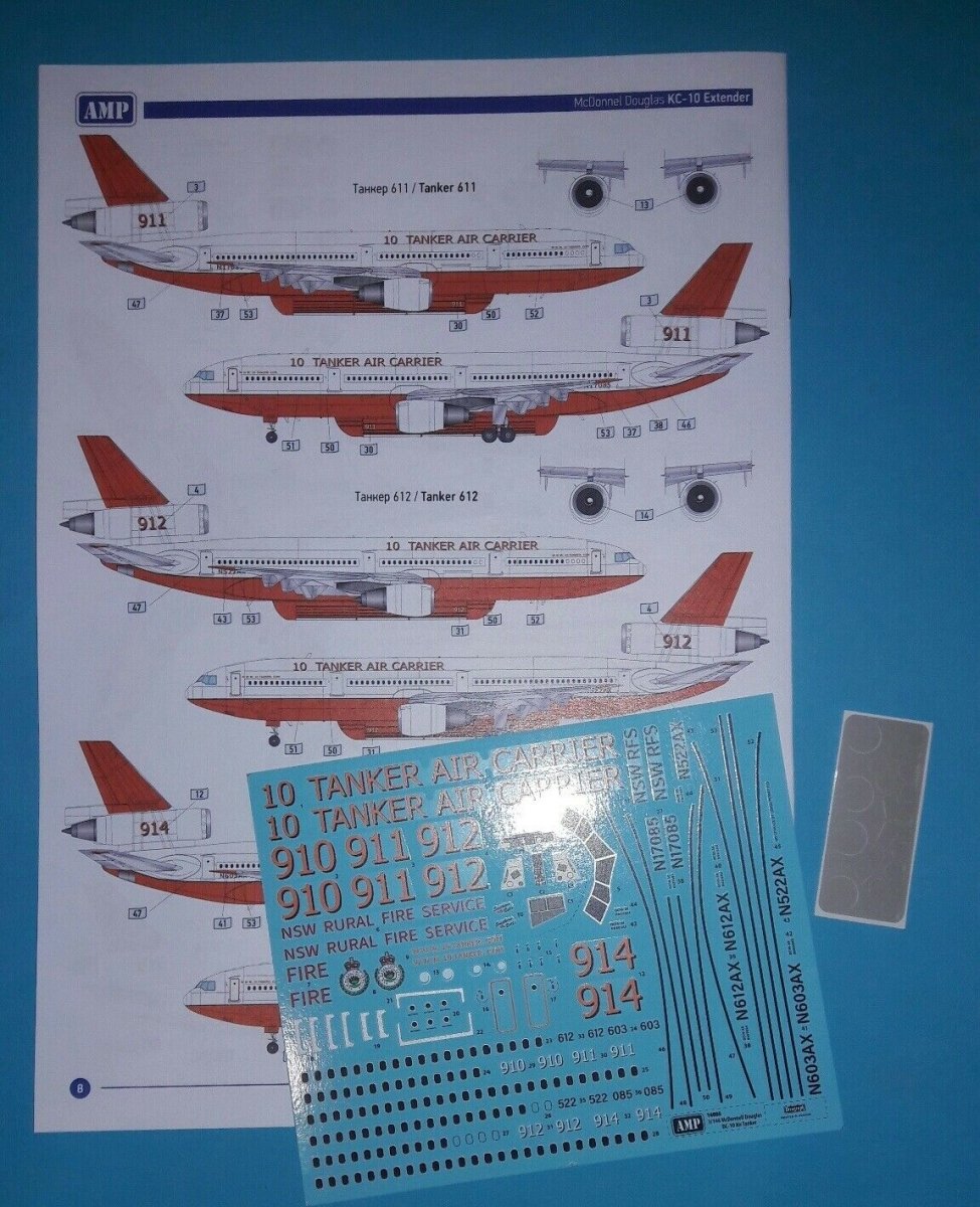 AMP 14405 McDonnell Douglas DC-10 Air Tanker 1/144 – Bild 4