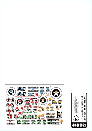 Star Decals 48-B1021 US M4A1 Sherman. D-Day and France in 1944. 1/48 – Bild 3