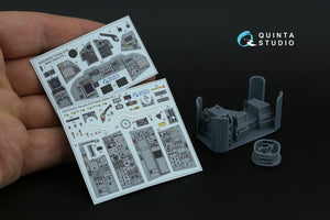 Quinta Studio QD+32232 Tornado ECR Italian 3D-Printed &amp;amp; colored Interior on decal paper (Italeri) (with 3D-printed resin parts) 1/32 – Bild 2