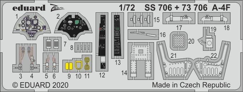 Eduard 73706 A-4F for Hobby Boss 1/72 – zdjęcie 2