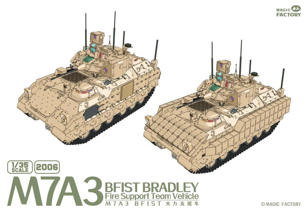 Magic Factory 2006 M7A3 BFIST Bradley Fire Support Team Vehicle 1/35 – obrázek 6
