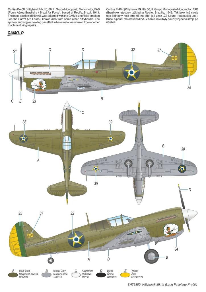 Special Hobby 72380 Kittyhawk Mk. III &amp;quot;P-40 K Long Fuselage&amp;quot; 1/72 – Bild 7
