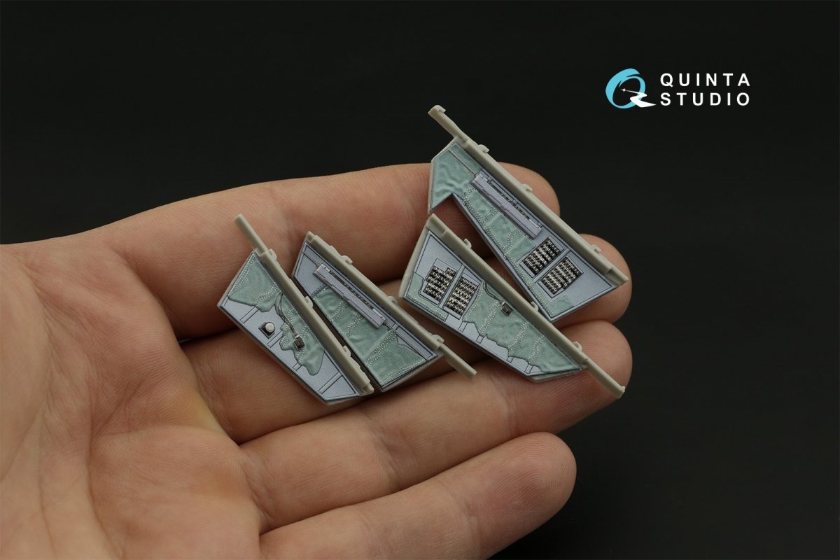 Quinta Studio QD32098 F-14A 3D-Printed &amp;amp; colored Interior on decal paper ( Trumpeter ) 1/32 – image 7