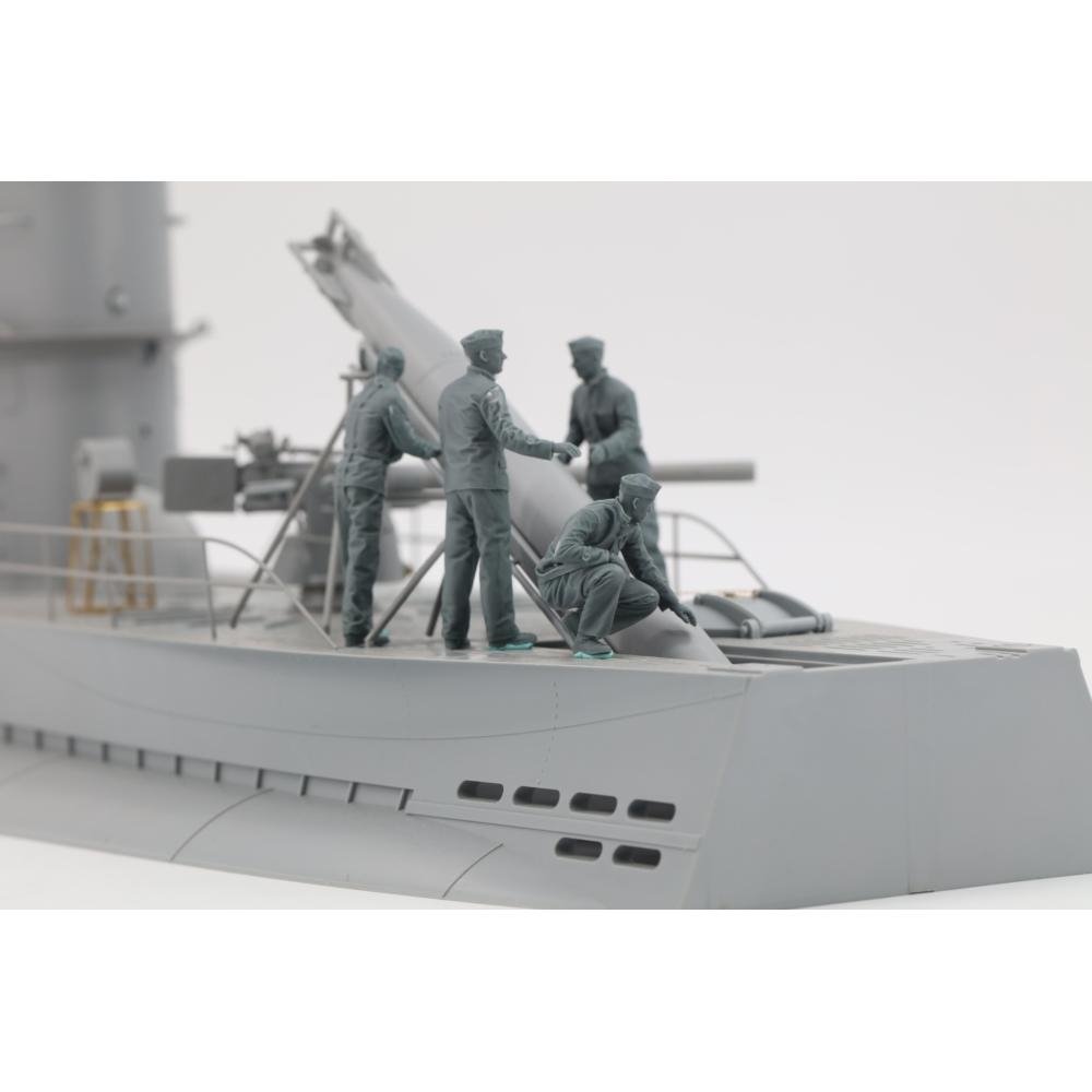 Border Model BR-003 German Submarines &amp;amp; Commanders (Loading) resin figures 5 Pcs. 1/35 – immagine 5