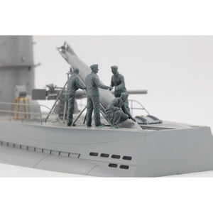 Border Model BR-003 German Submarines &amp;amp; Commanders (Loading) resin figures 5 Pcs. 1/35 – immagine 5