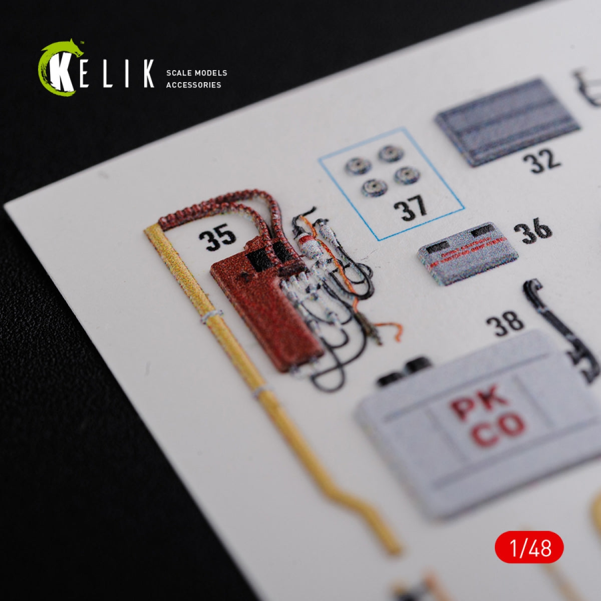 KELIK K48092 Mi-24D (Hind-D) interior 3D decals for Trumpeter kit 1/48 – Bild 10