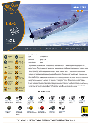 Clear Prop! CP72015 La-5 late version ADVANCED KIT 1/72 – image 4