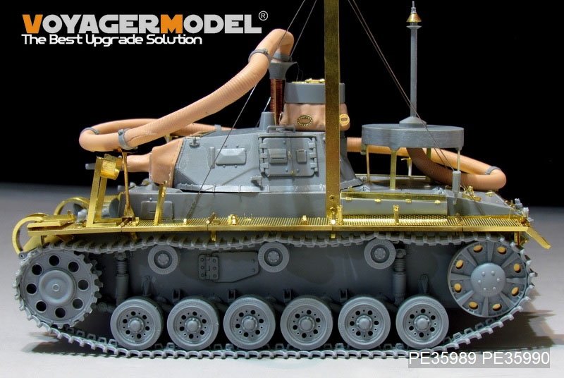 Voyager Model PE35989 WWII German Pz.KPfw.III (T)Ausf.F &amp;quot;Operation Seelowe&amp;quot; Basic For DRAGON 6877/6717 1/35 – obrázek 16