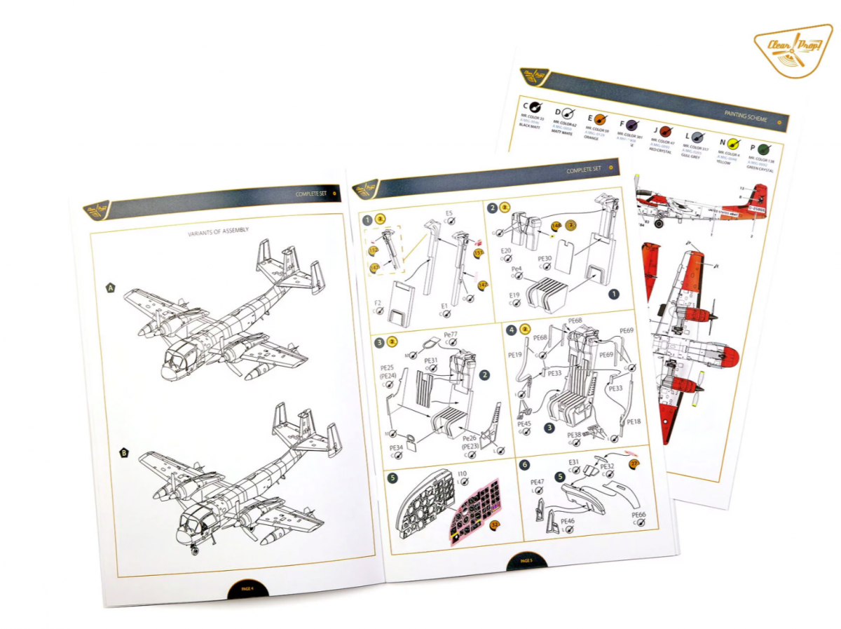 Clear Prop! CP72038 OV-1B Mohawk &amp;quot;Pilot School&amp;quot; ADVANCED KIT 1/72 – Bild 28
