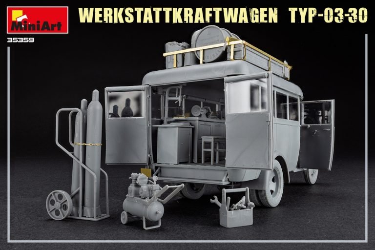 MiniArt 35359 WERKSTATTKRAFTWAGEN TYP-03-30 1/35 – zdjęcie 9