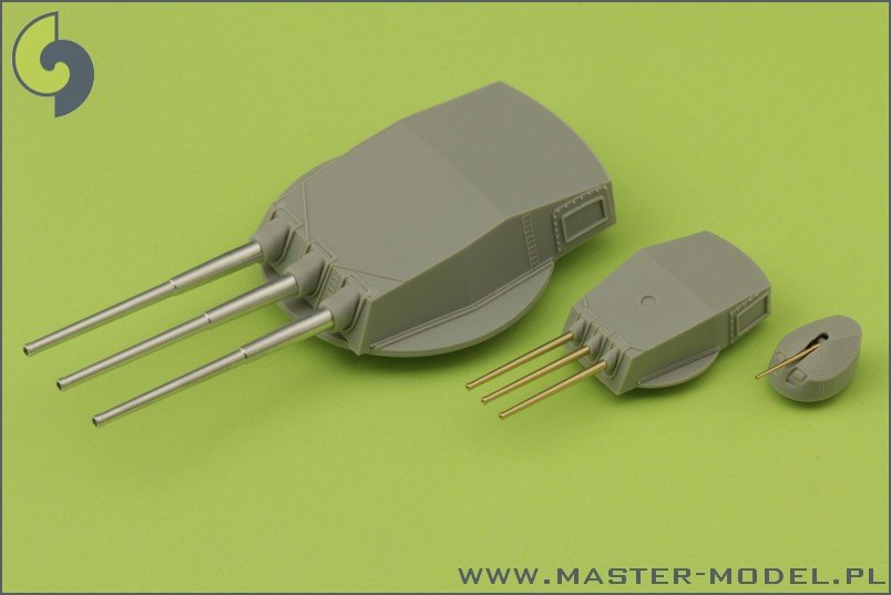 Master SM-350-064 RN Roma armament - 381mm (9pcs), 152mm (12pcs), 90mm (12pcs) barrels – Bild 4